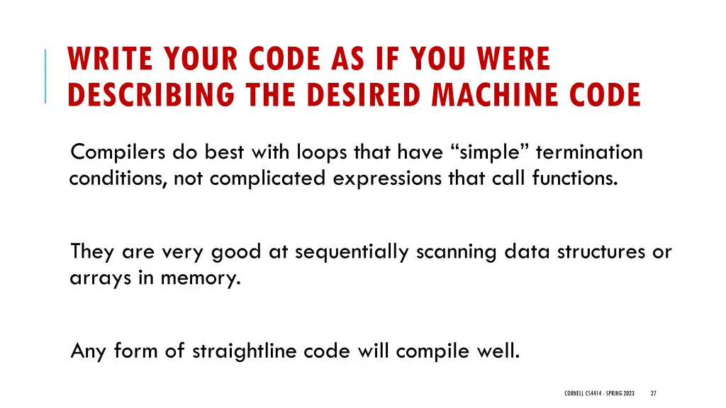 write your code as if you were describing 1