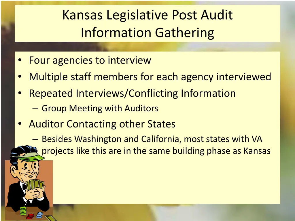 kansas legislative post audit information