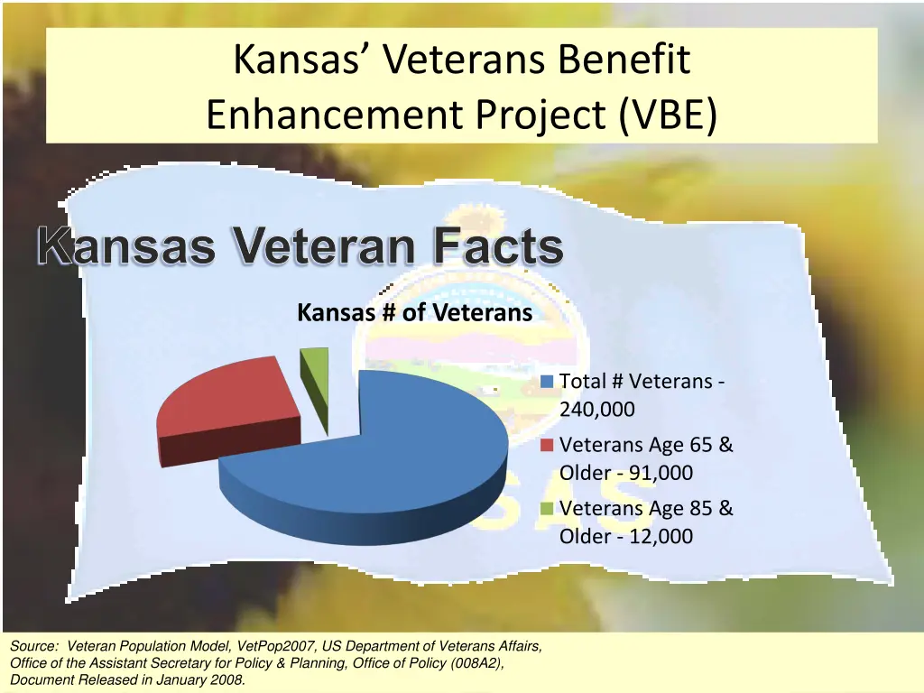 kansas veterans benefit enhancement project vbe
