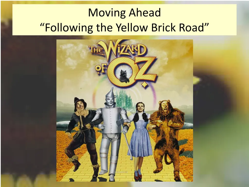 moving ahead