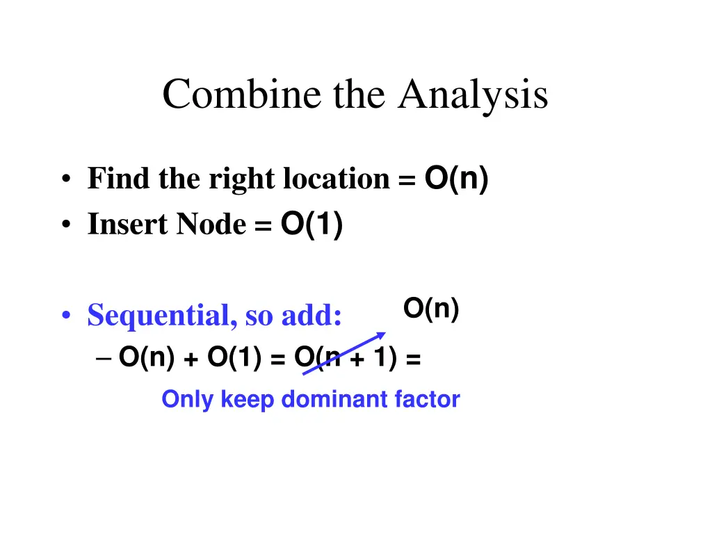 combine the analysis