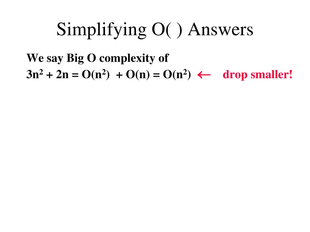 simplifying o answers 1