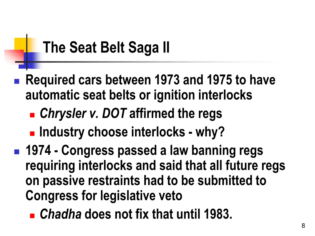 the seat belt saga ii