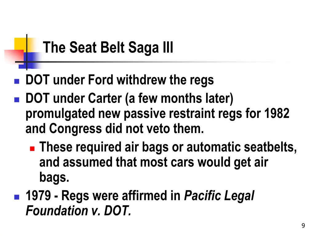 the seat belt saga iii