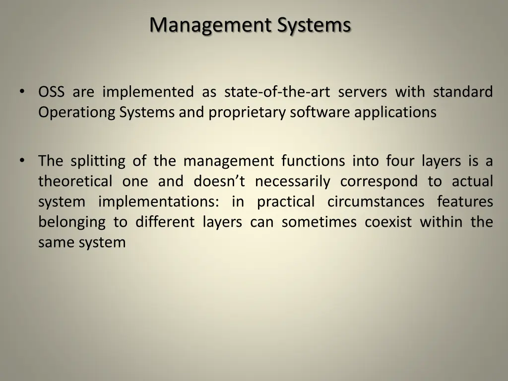 management systems 3