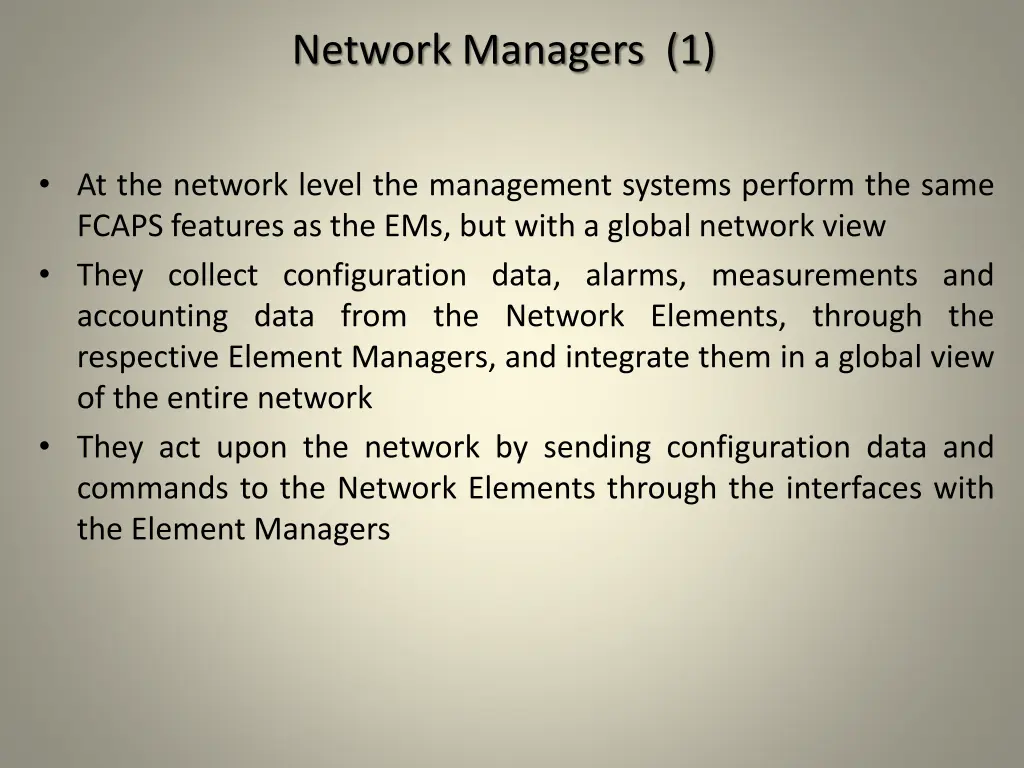 network managers 1