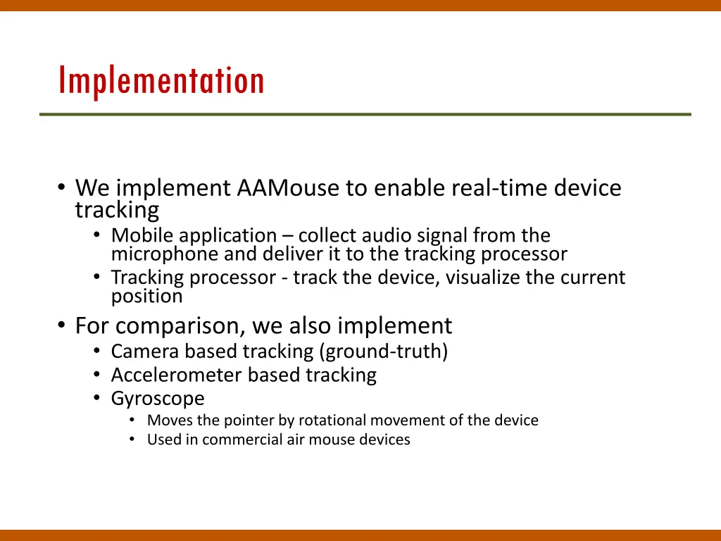 implementation