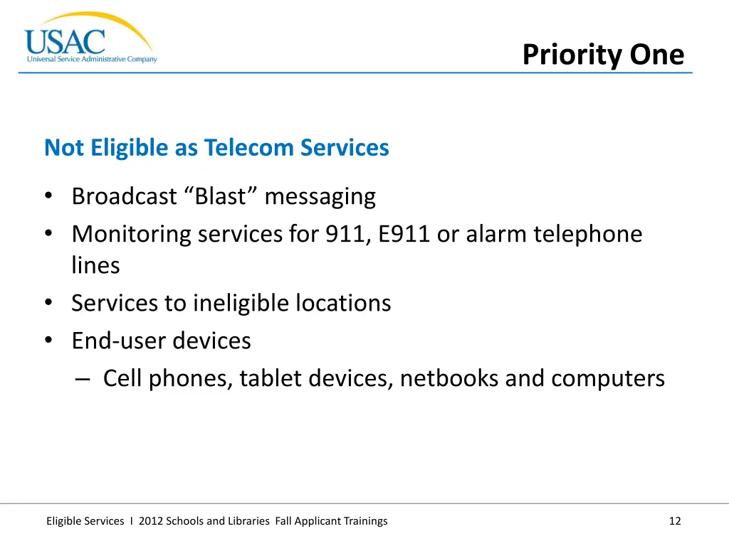 priority one 1