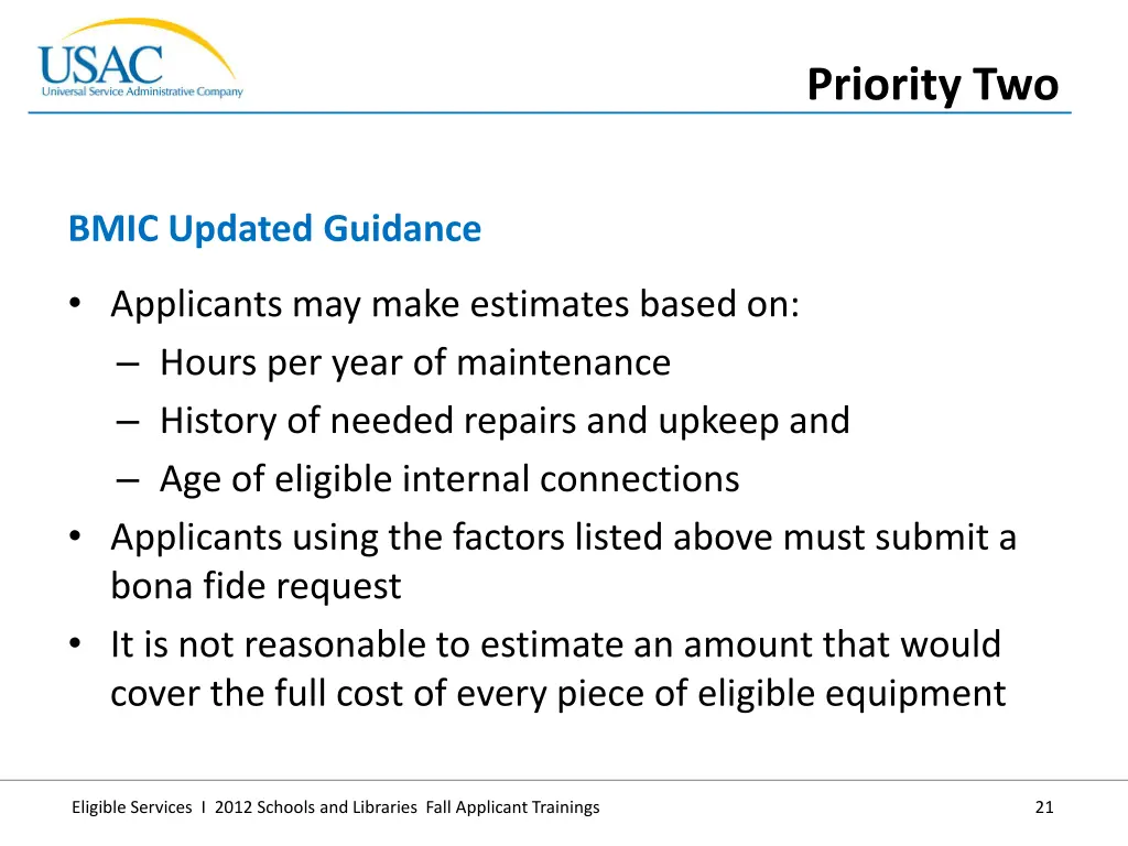 priority two 5