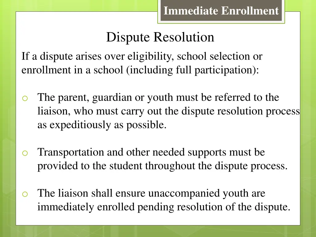 immediate enrollment 4