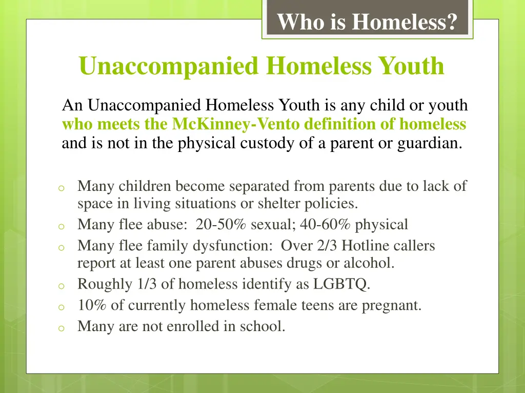 who is homeless 3