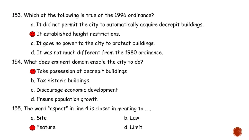 153 which of the following is true of the 1996