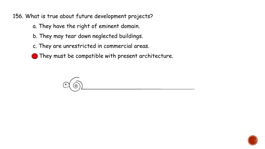 156 what is true about future development