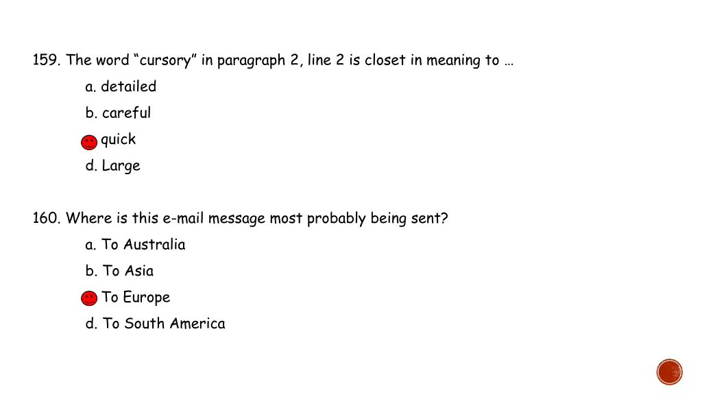 159 the word cursory in paragraph 2 line