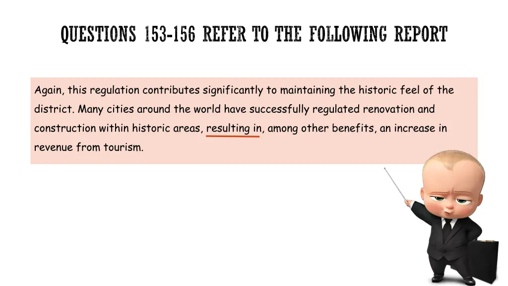 questions 153 156 refer to the following report 2