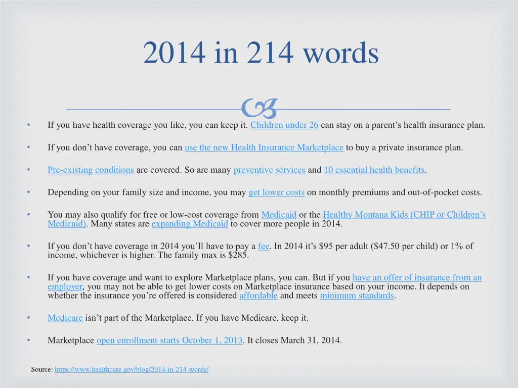 2014 in 214 words
