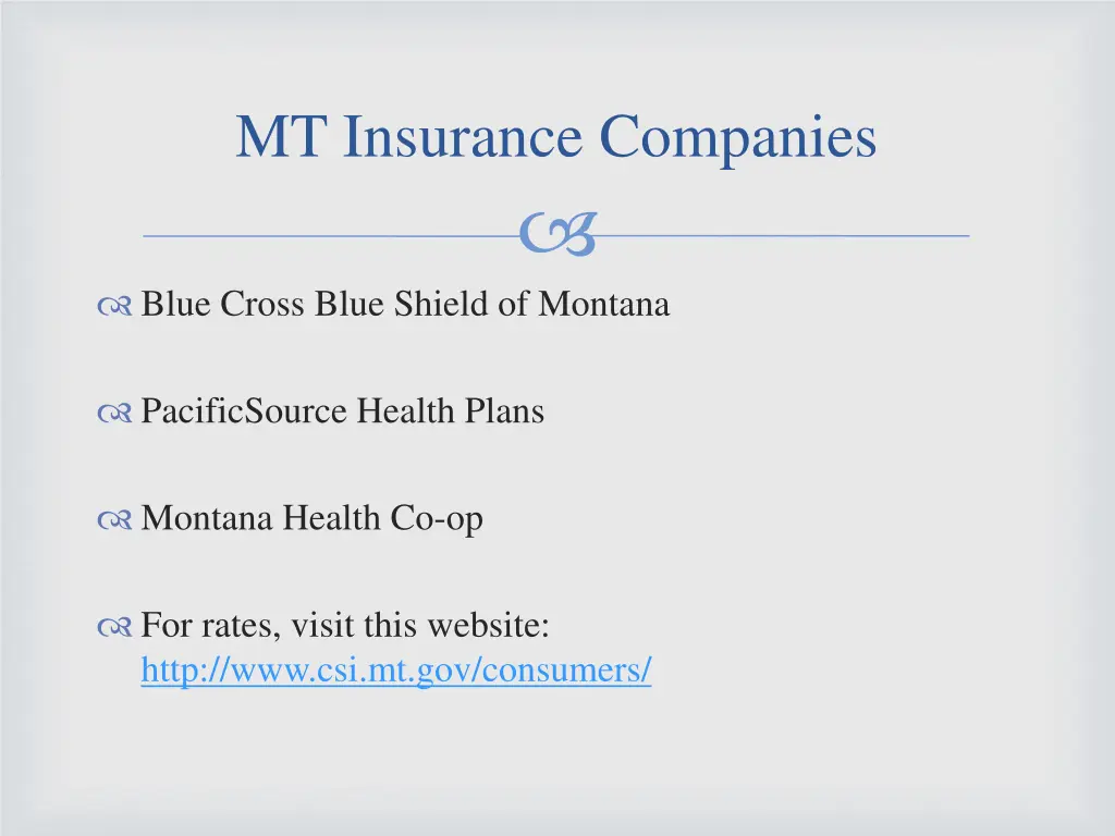 mt insurance companies