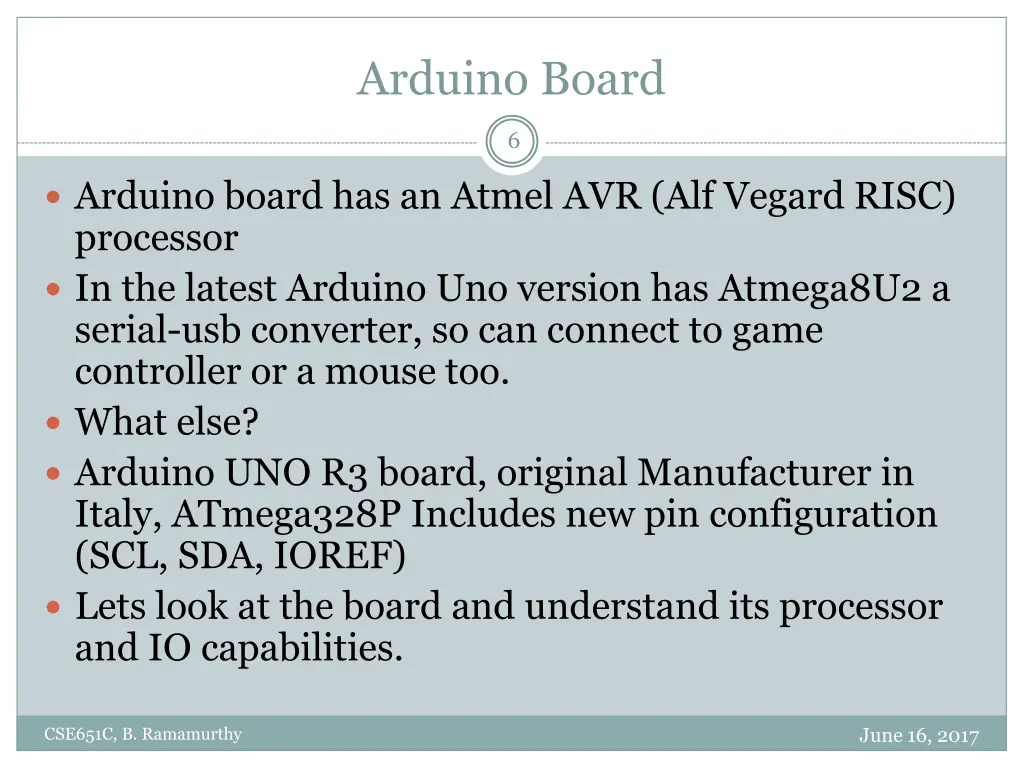 arduino board