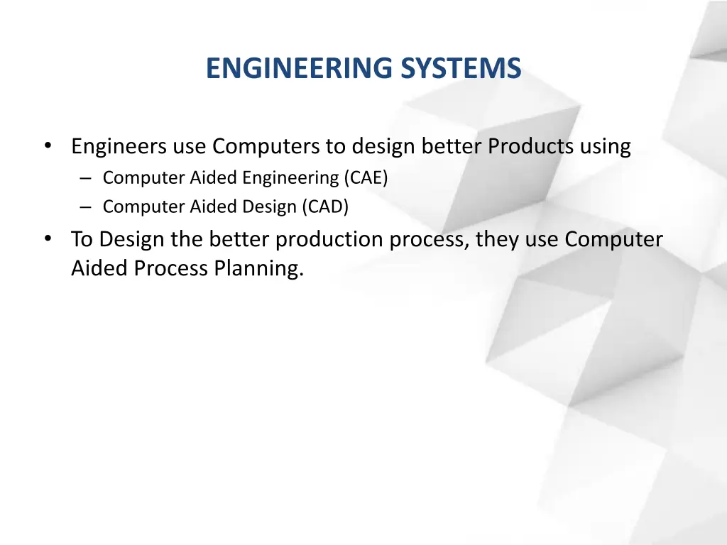 engineering systems