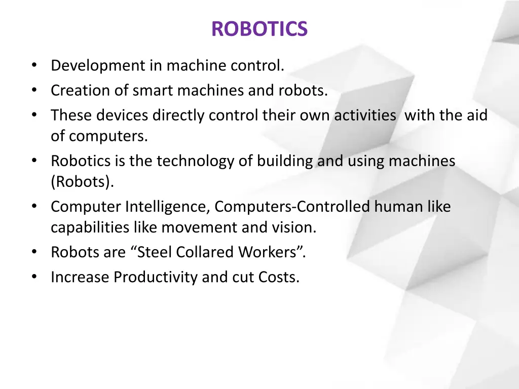 robotics