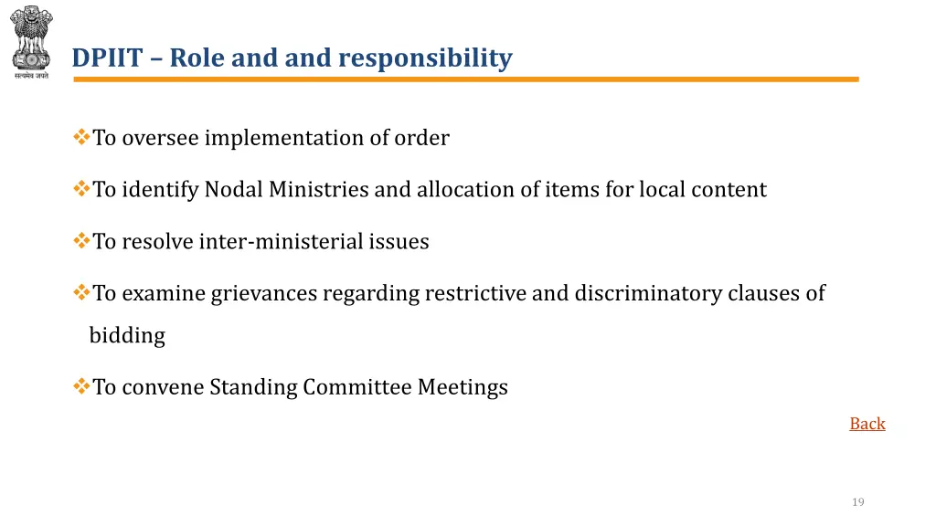 dpiit role and and responsibility