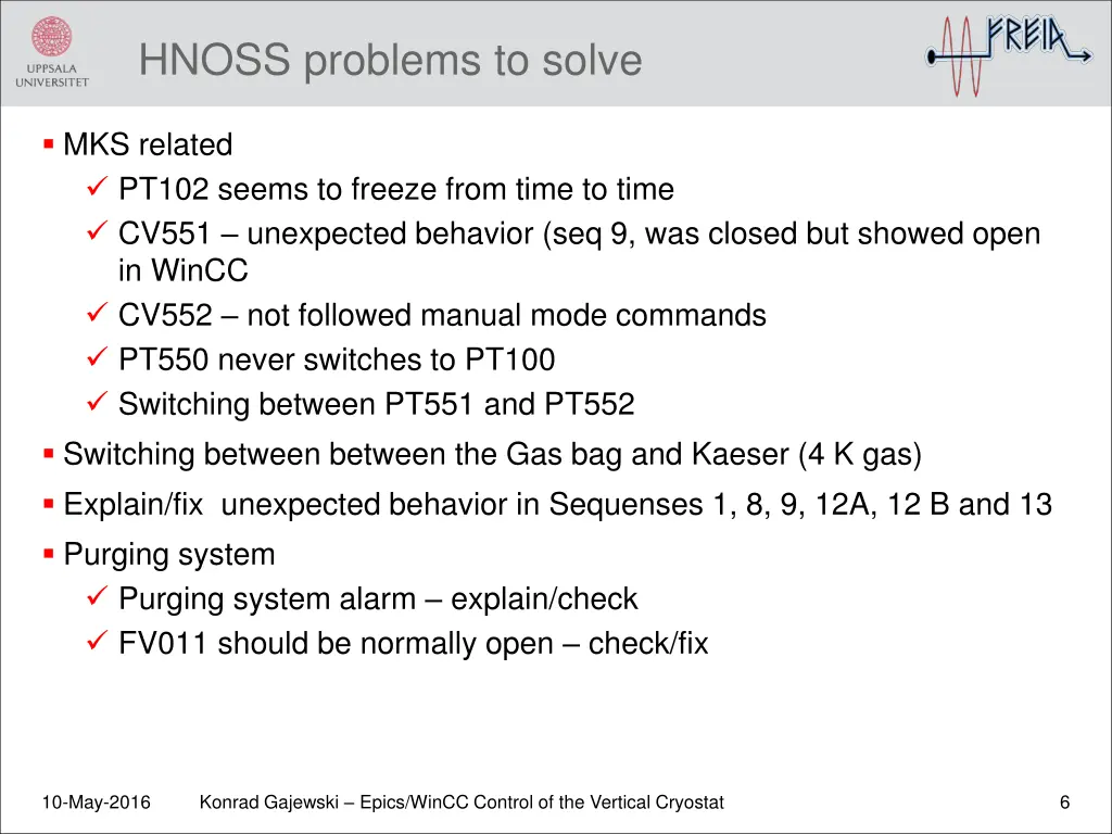 hnoss problems to solve