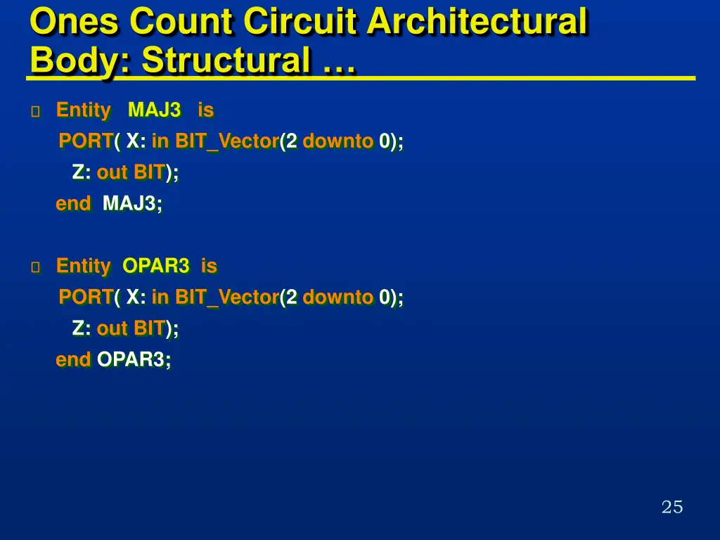 ones count circuit architectural body structural 1