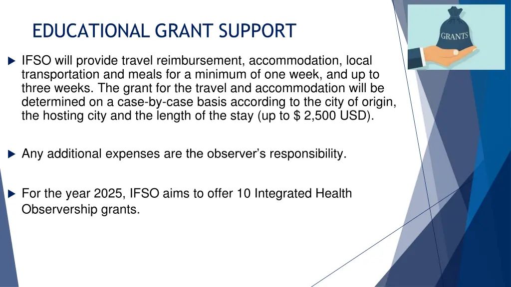 educational grant support