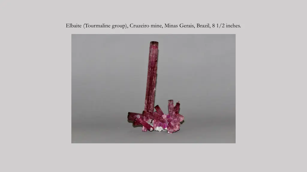 elbaite tourmaline group cruzeiro mine minas
