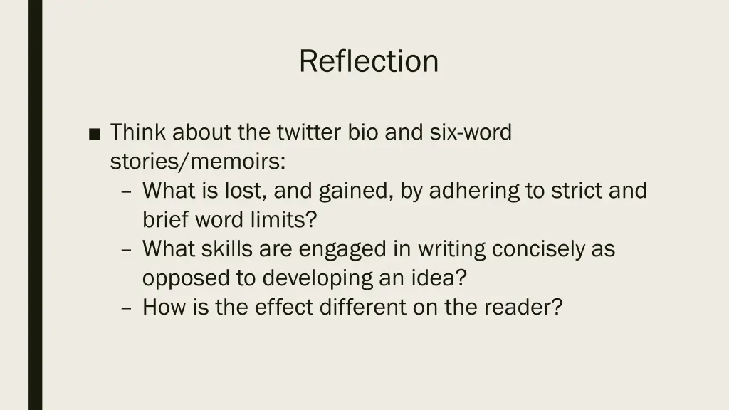 reflection