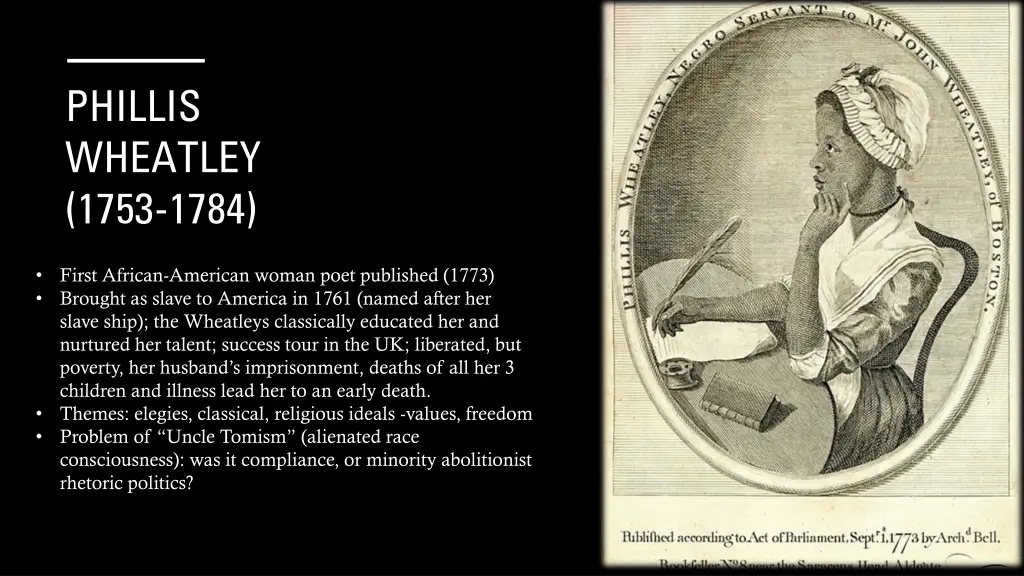 phillis wheatley 1753 1784