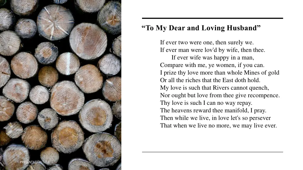 to my dear and loving husband