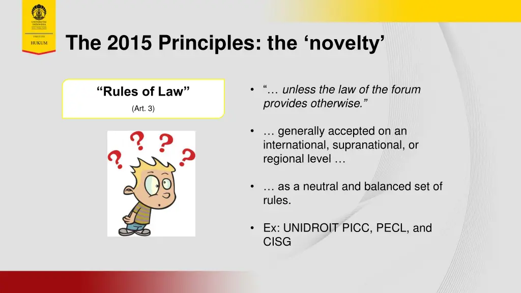 the 2015 principles t he novelty