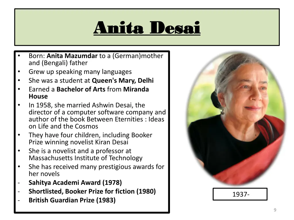 anita desai anita desai