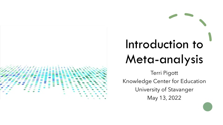 introduction to meta analysis