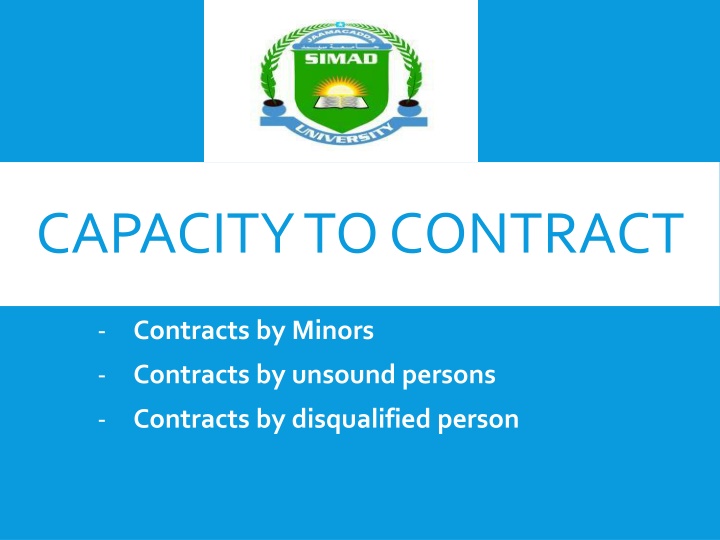 capacity to contract
