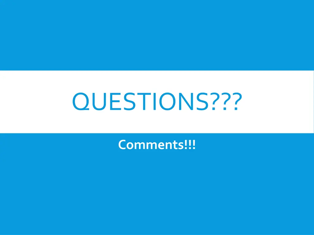 questions