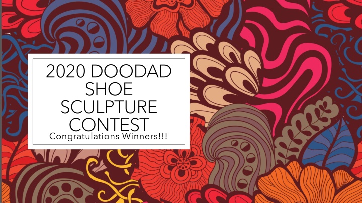 2020 doodad shoe sculpture contest