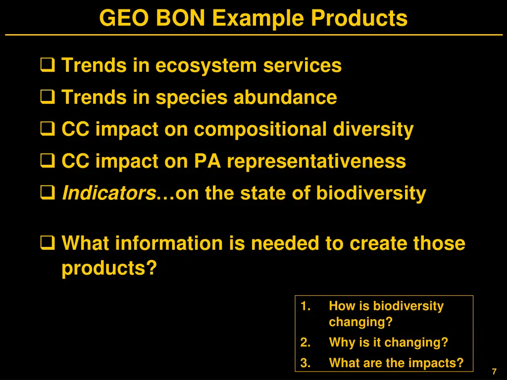 geo bon example products