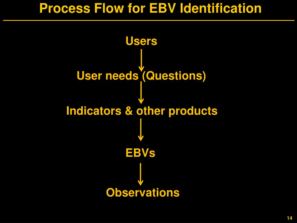 process flow for ebv identification