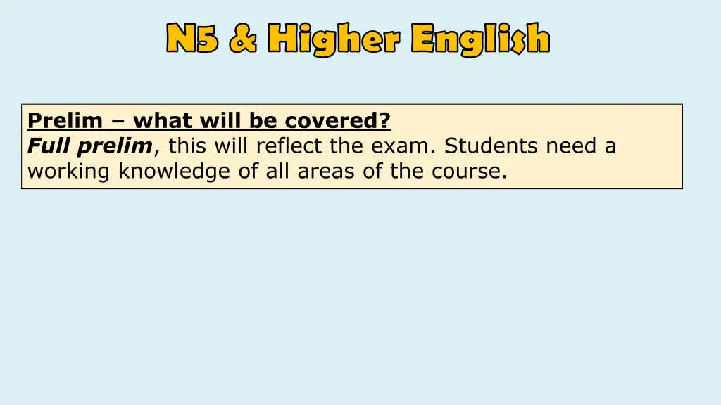 n5 higher english 1