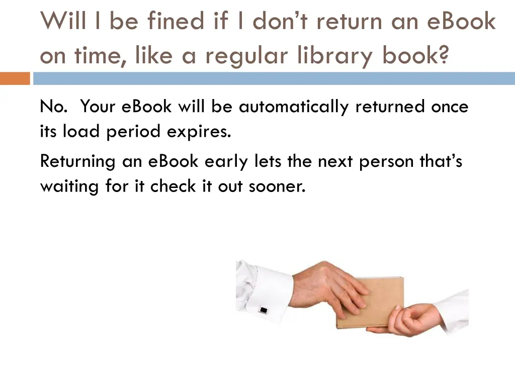 will i be fined if i don t return an ebook