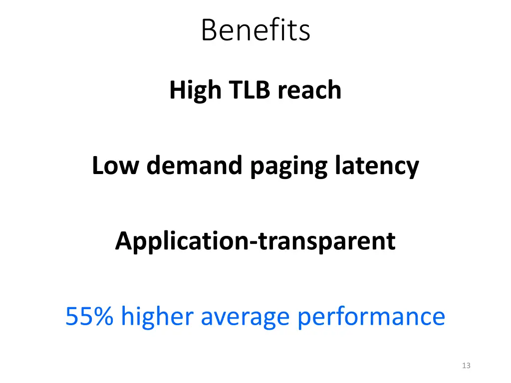 benefits