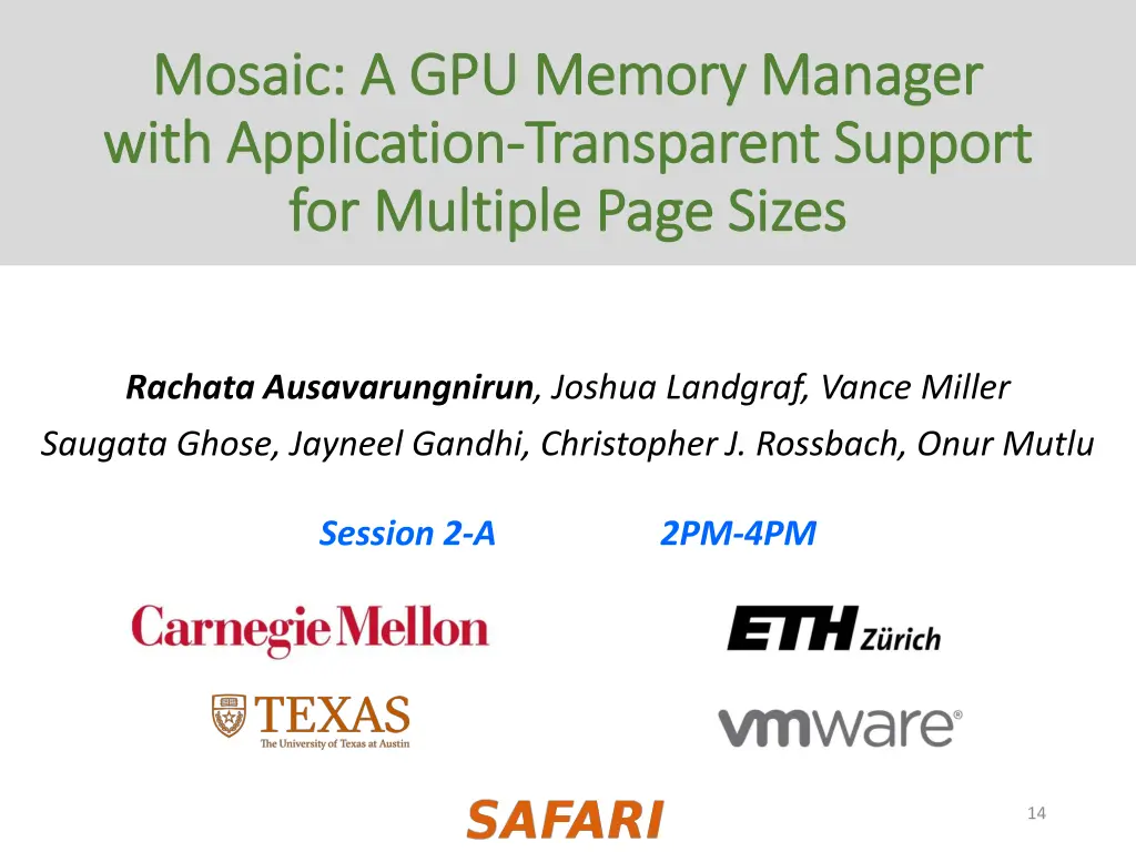 mosaic a gpu memory manager mosaic a gpu memory 1
