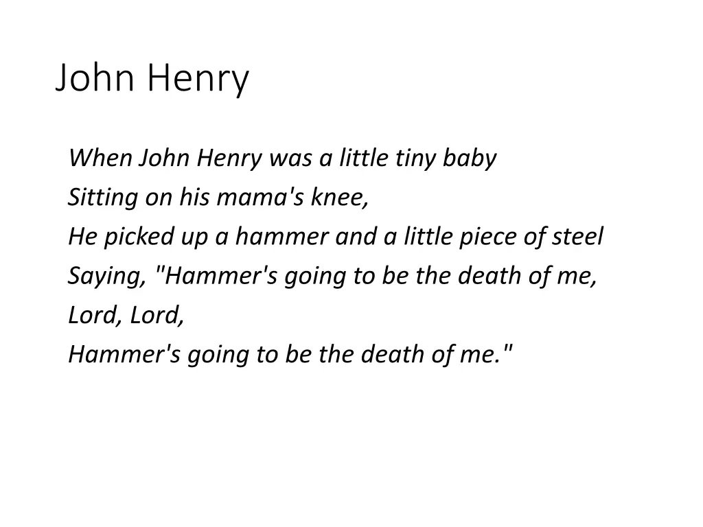 john henry