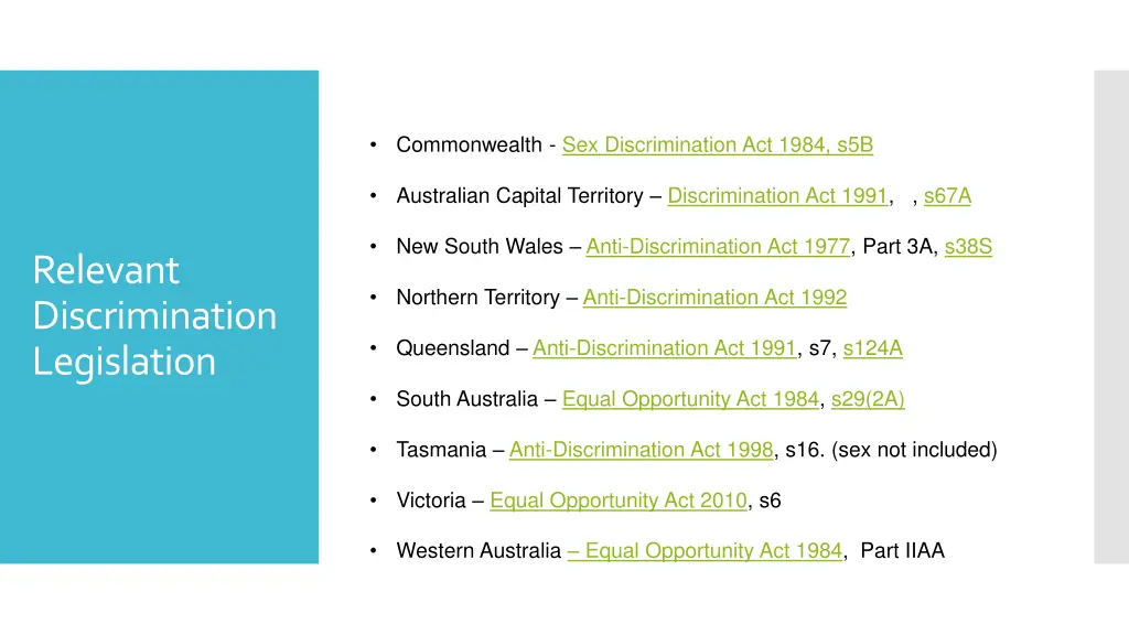 commonwealth sex discrimination act 1984 s5b