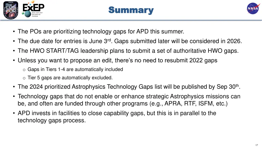 summary summary