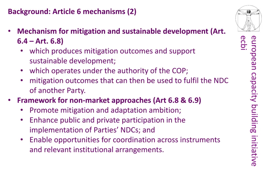 background article 6 mechanisms 2