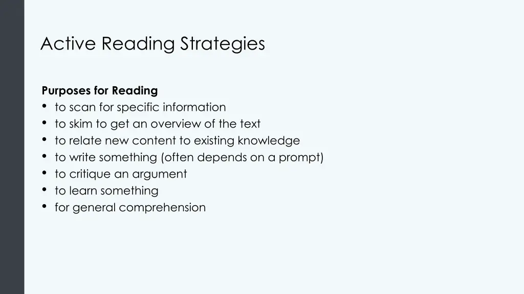 active reading strategies
