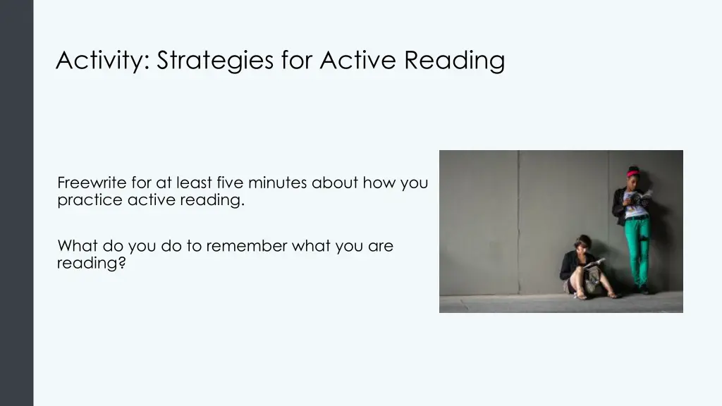 activity strategies for active reading